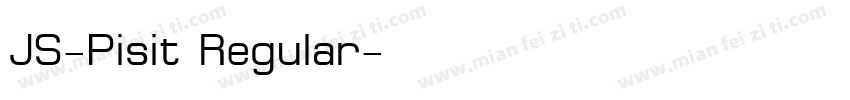 JS-Pisit Regular字体转换